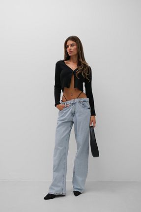 بلوز مشکی زنانه ساده Black Fashion - کد 785218915