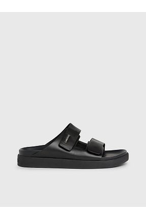 صندل مشکی زنانه پاشنه تخت Calvin Klein - کد 814217990