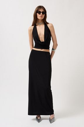 دامن مشکی زنانه بافتنی Black Fashion - کد 922936699