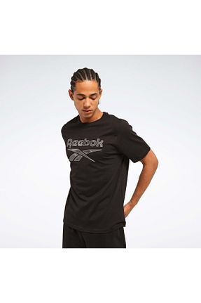 تیشرت مشکی مردانه اسلیم فیت Reebok - کد 926170556