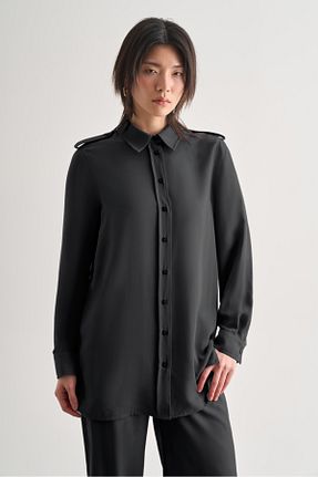 تونیک مشکی زنانه بافتنی Mizalle - کد 929634261