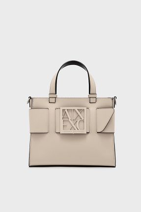 کیف دوشی بژ زنانه پلی استر Armani Exchange - کد 929681285