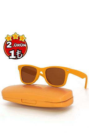 عینک آفتابی نارنجی بچه گانه 26 Zzla - کد 929647637