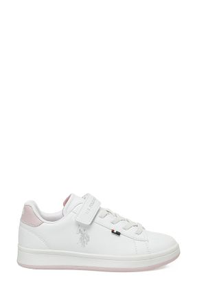 کفش اسنیکر سفید بچه گانه چرم مصنوعی U.S. Polo Assn. - کد 899800075
