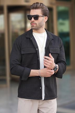 کت مشکی مردانه رگولار Madmext - کد 851739618