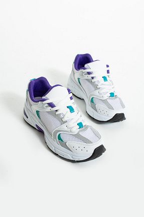 کفش اسنیکر بنفش زنانه بند دار DUXAL SHOES - کد 929663149