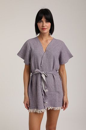 رویه بیکینی بنفش زنانه %100 پنبه LifeForModa - کد 929678577