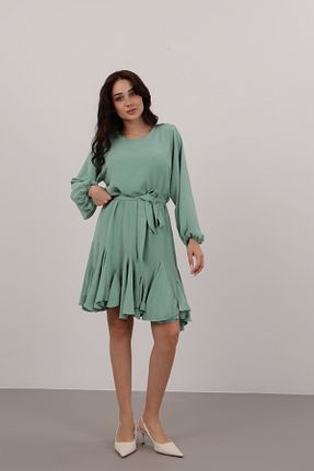 لباس سبز زنانه بافتنی FACETTE - کد 656697026