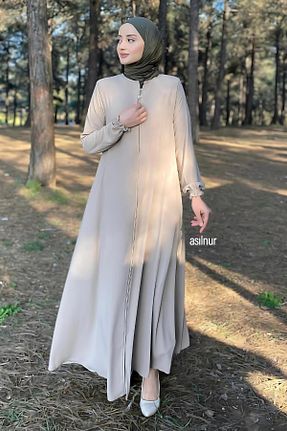 کلاه و ابایا بژ زنانه جین ASİLNUR - کد 474718672