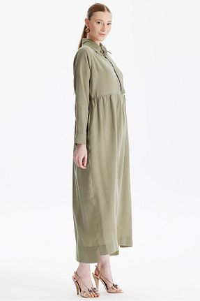 لباس خاکی زنانه بافتنی Tığ Triko - کد 829326266