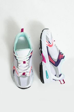 کفش اسنیکر صورتی زنانه بند دار DUXAL SHOES - کد 929663201