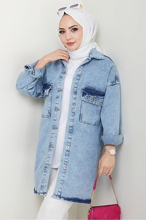 کت حجاب آبی اورسایز Bestenur - کد 929662603