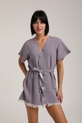 رویه بیکینی بنفش زنانه %100 پنبه LifeForModa - کد 929678577