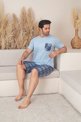 ست لباس راحتی مردانه %100 پنبه Sude HOMEWEAR - کد 925585048