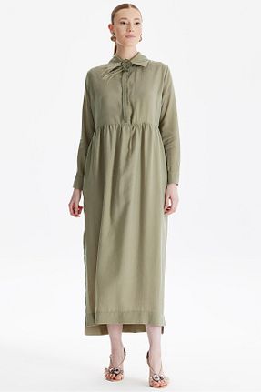 لباس خاکی زنانه بافتنی Tığ Triko - کد 829326266