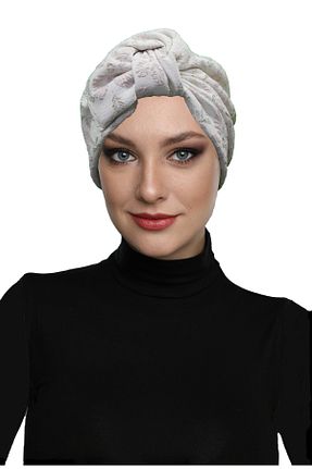 کلاه شنای حجاب نباتی زنانه fidan bone - کد 929666568
