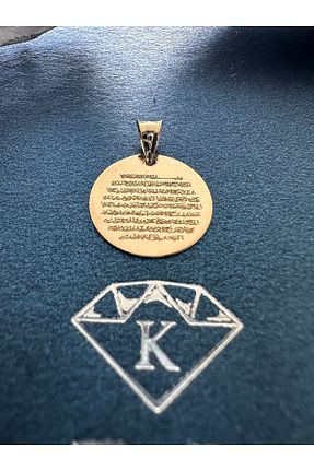 مدال طلا زیرکن KRAFTIVA JEWELRY - کد 843117032