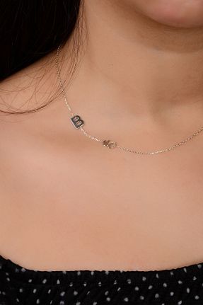 گردنبند نقره طلائی زنانه 925 عیار GUS Silver - کد 929683305