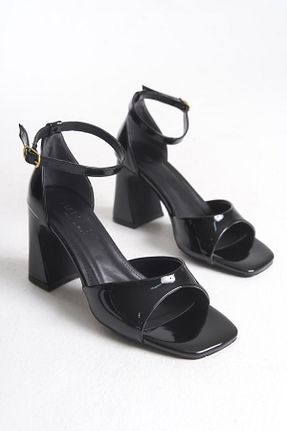 کفش پاشنه بلند کلاسیک مشکی زنانه PU MARSEDO - کد 929679530