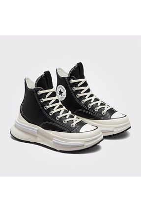 کفش اسنیکر مشکی زنانه چرم اصل Converse - کد 797568126