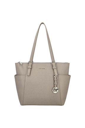 کیف دوشی طوسی زنانه چرم مصنوعی David Jones - کد 929687216