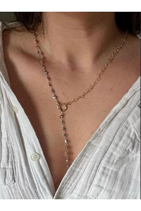 گردنبند استیل ( فولاد ) طلائی زنانه استیل (فولاد) VenüsDesign - کد 929698655