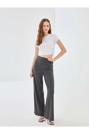 شلوار طوسی زنانه پنبه ای LC Waikiki - کد 929715236