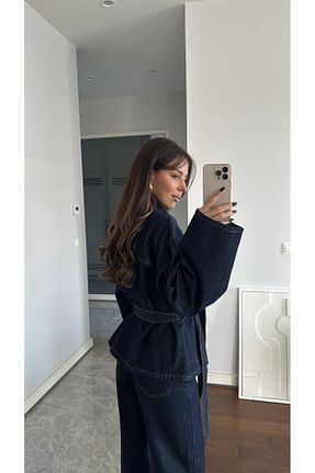 ست بالاتنه و پائین تنه آبی زنانه جین Genel Markalar - کد 885707718