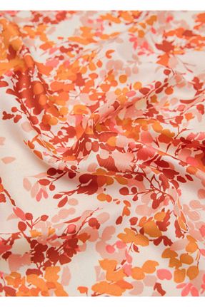 شال گردن نارنجی زنانه پارچه ای MANGO - کد 929720355