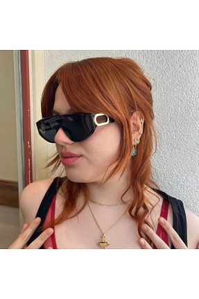 عینک آفتابی مشکی زنانه 60 NOYZZ - کد 929733813
