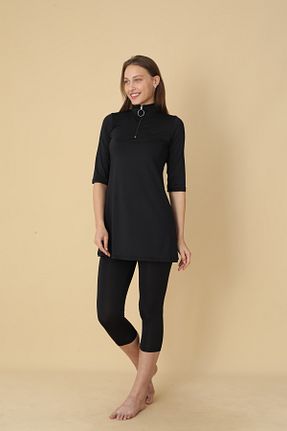مایو حجاب مشکی زنانه ساده SEBOTEKS - کد 929730494