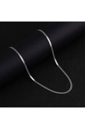 گردنبند استیل ( فولاد ) طوسی زنانه استیل ضد زنگ JANRA WORLD - کد 929736736