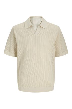 تیشرت بژ مردانه رگولار Jack & Jones - کد 929737191