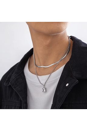 گردنبند استیل ( فولاد ) مردانه استیل ضد زنگ Fjellor - کد 917691088