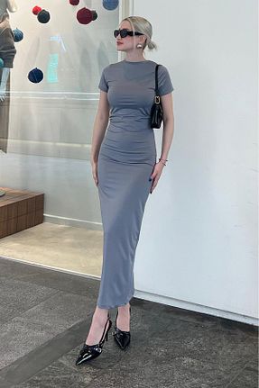 لباس طوسی زنانه بافتنی Madmext - کد 743506430