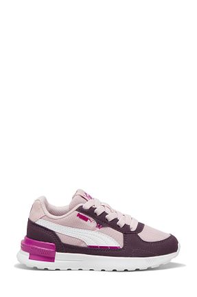 کفش اسنیکر صورتی بچه گانه بند دار Puma - کد 856612541