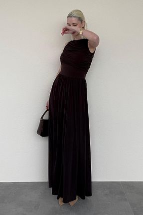 لباس قهوه ای زنانه بافتنی Madmext - کد 923657617
