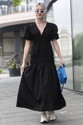 لباس مشکی زنانه بافتنی Madmext - کد 713372088