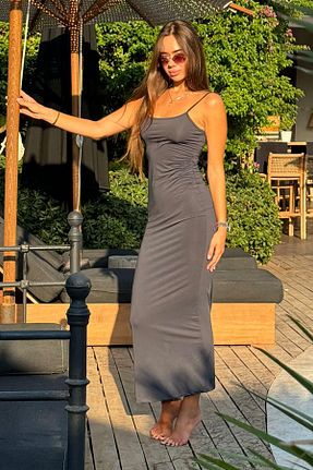 لباس طوسی زنانه بافتنی Madmext - کد 740947760