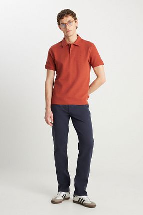تیشرت نارنجی مردانه یقه پولو Wrangler - کد 924505704