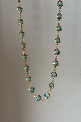 گردنبند استیل ( فولاد ) آبی زنانه استیل (فولاد) Beca Atelier - کد 929761228