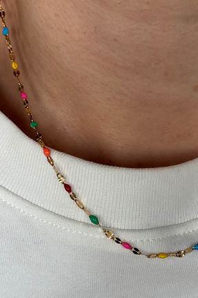 گردنبند استیل ( فولاد ) زرد زنانه استیل (فولاد) Beca Atelier - کد 929761775