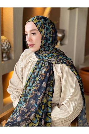 شال آبی زنانه Modakaşmir - کد 929762904