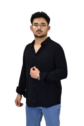 پیراهن مشکی مردانه اسلیم فیت Raymons - کد 929763179