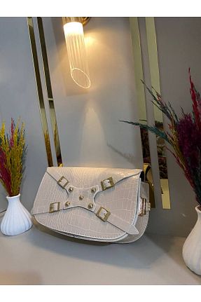 کیف دوشی بژ زنانه پارچه ای MODA MEHNAZ - کد 929762495