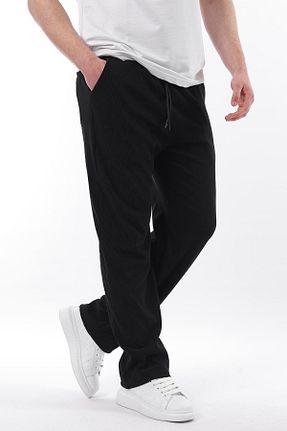 شلوار مشکی مردانه مخلوط پلی استر Madmext - کد 849579465