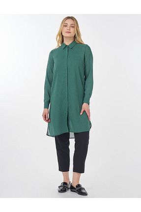 تونیک حجاب سبز زنانه ویسکون Kayra - کد 929779421