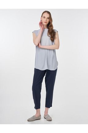 تیشرت آبی زنانه رگولار Kayra - کد 929842571