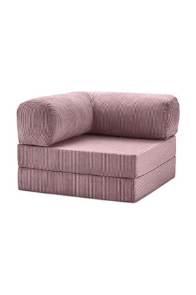 کاناپه صورتی مخمل Dekoro - کد 929781800