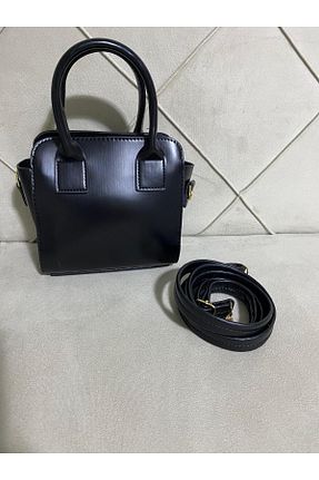 کیف دوشی مشکی زنانه چرم مصنوعی akcabagstore - کد 929804886